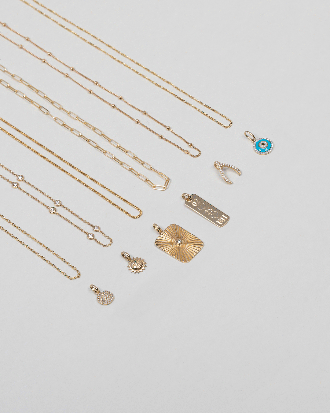 14k Gold Rope Chain Necklace