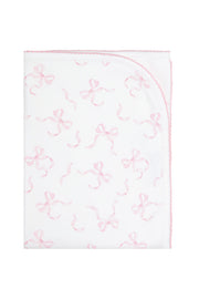 Charming Bows Print Blanket
