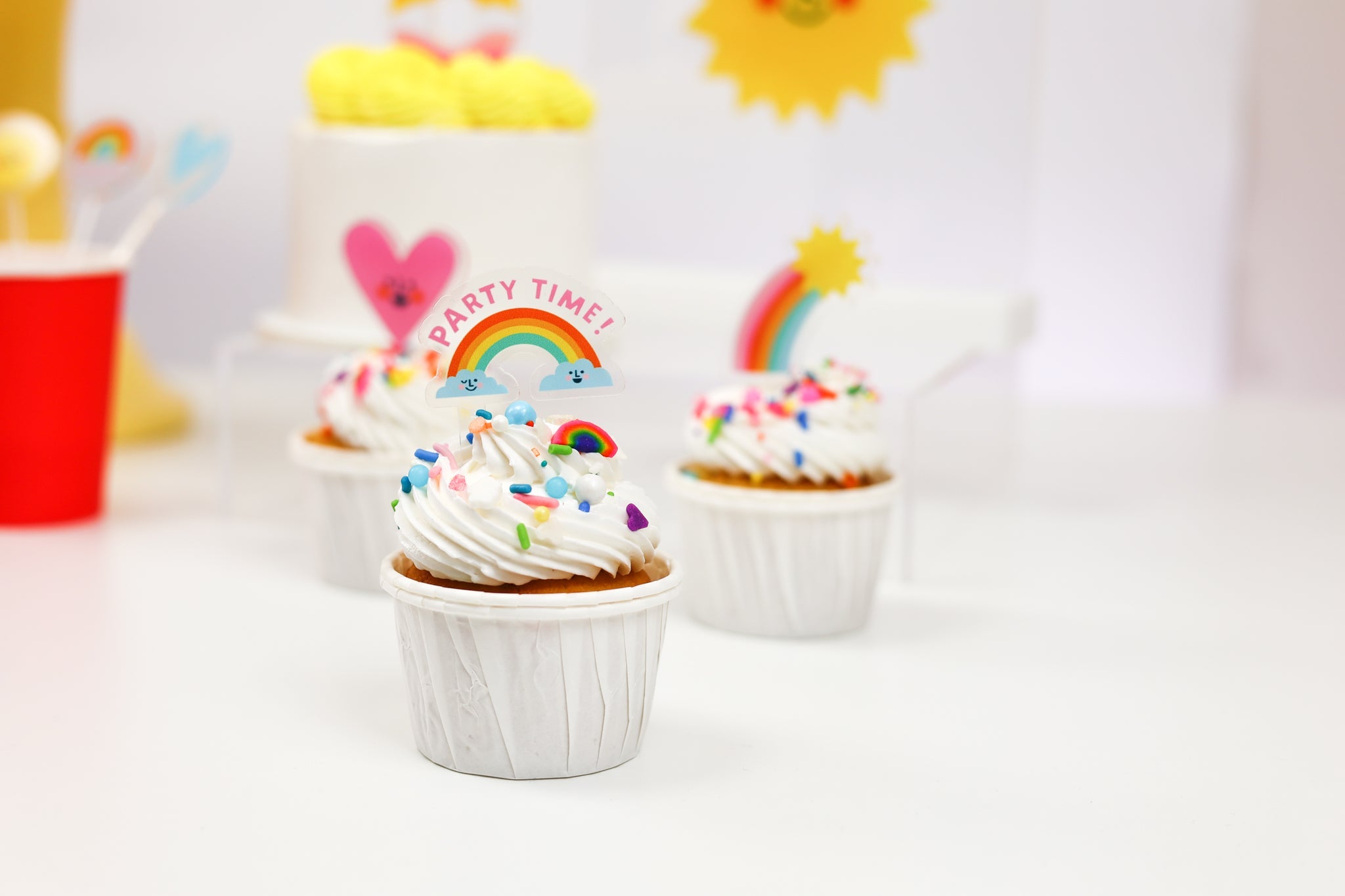 Chasing Rainbows Acrylic Mini Topper Set