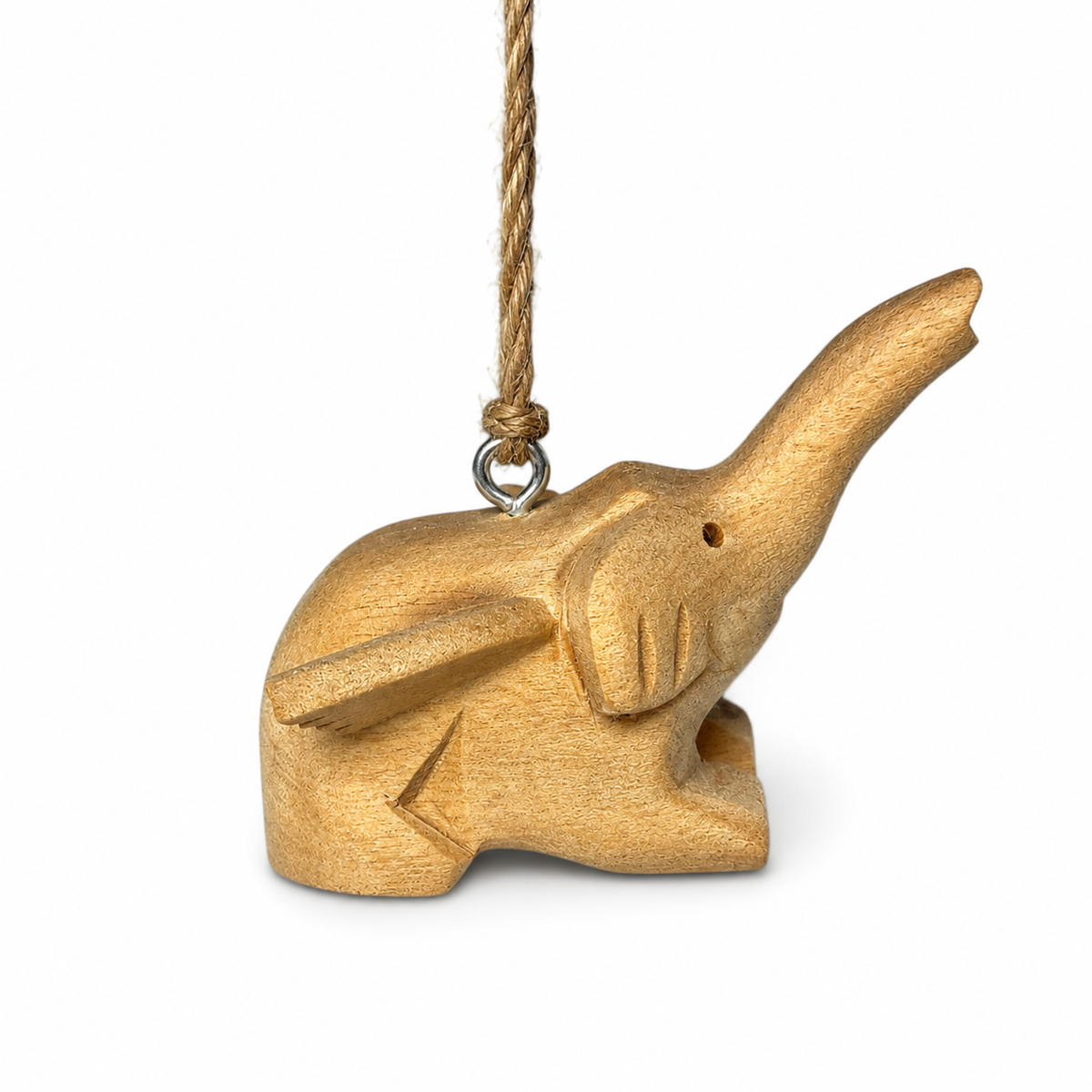 Wooden Flying Elephant Ornament