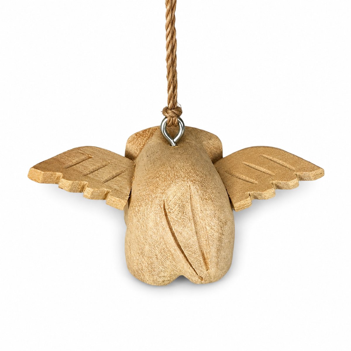 Wooden Flying Elephant Ornament