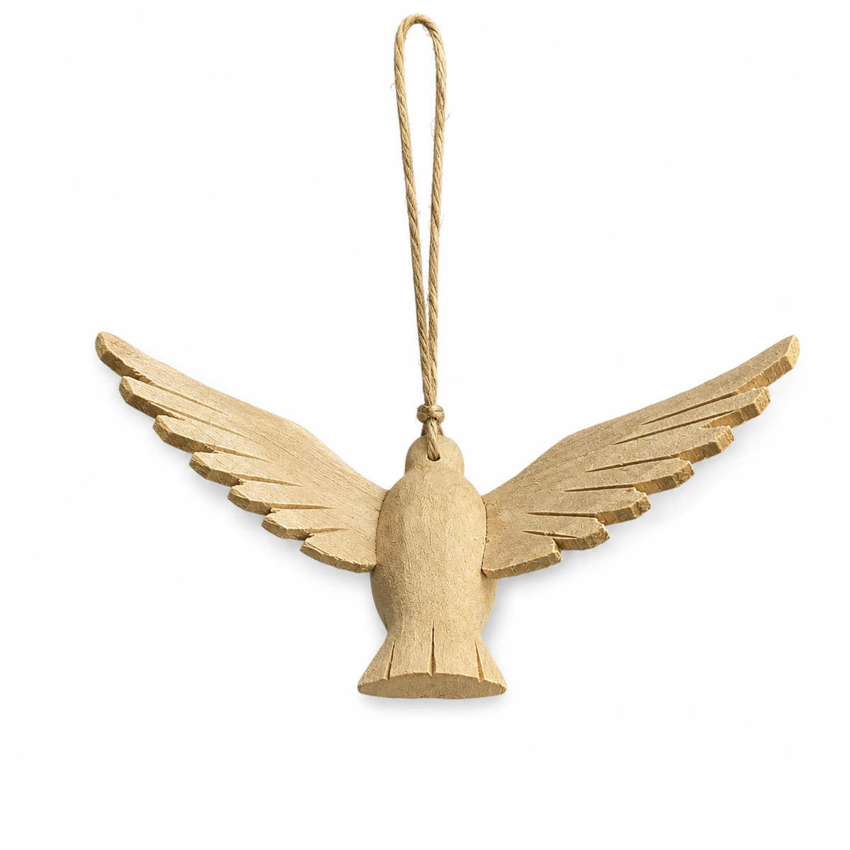 Wooden Flying Heron Ornament