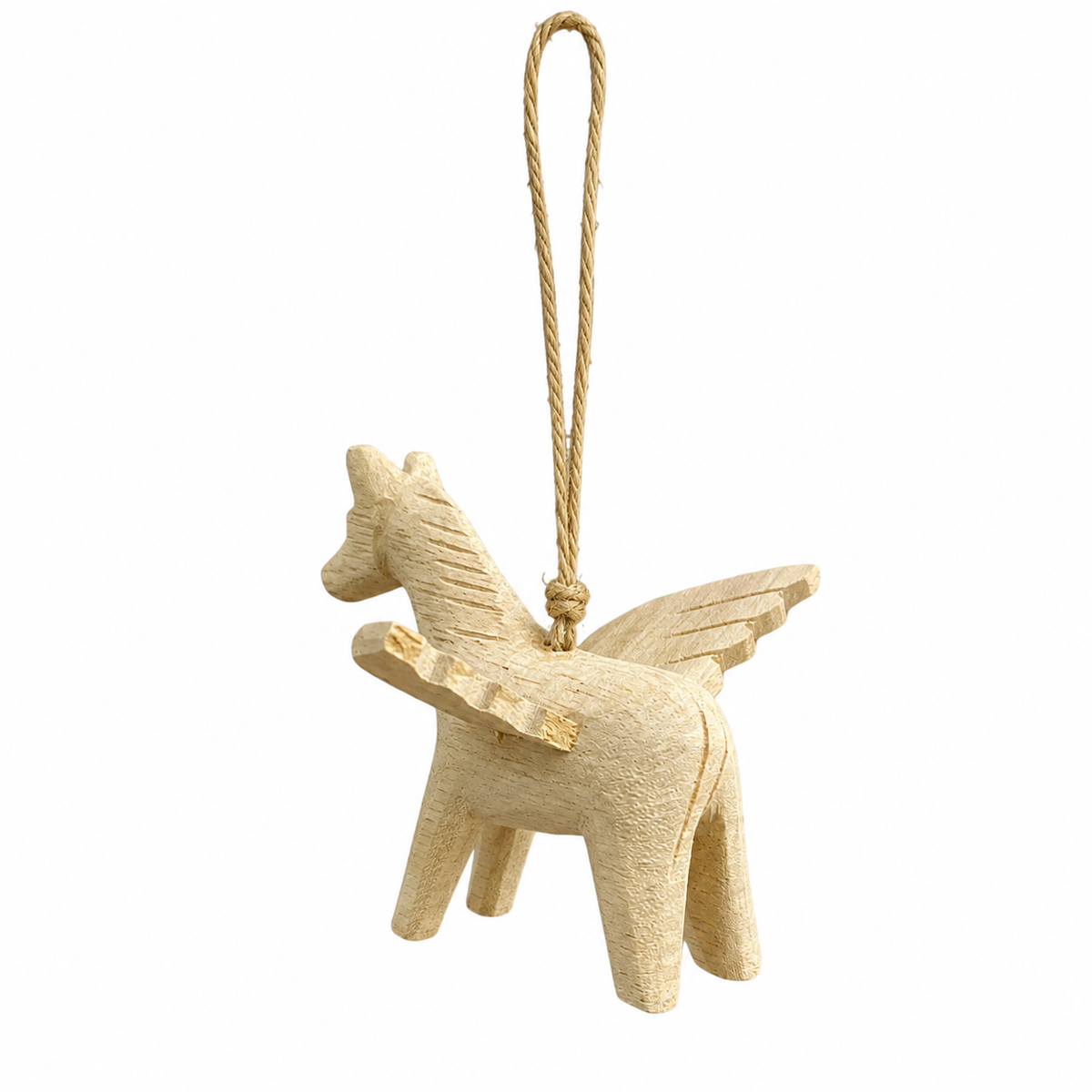 Wooden Flying Horse Ornament