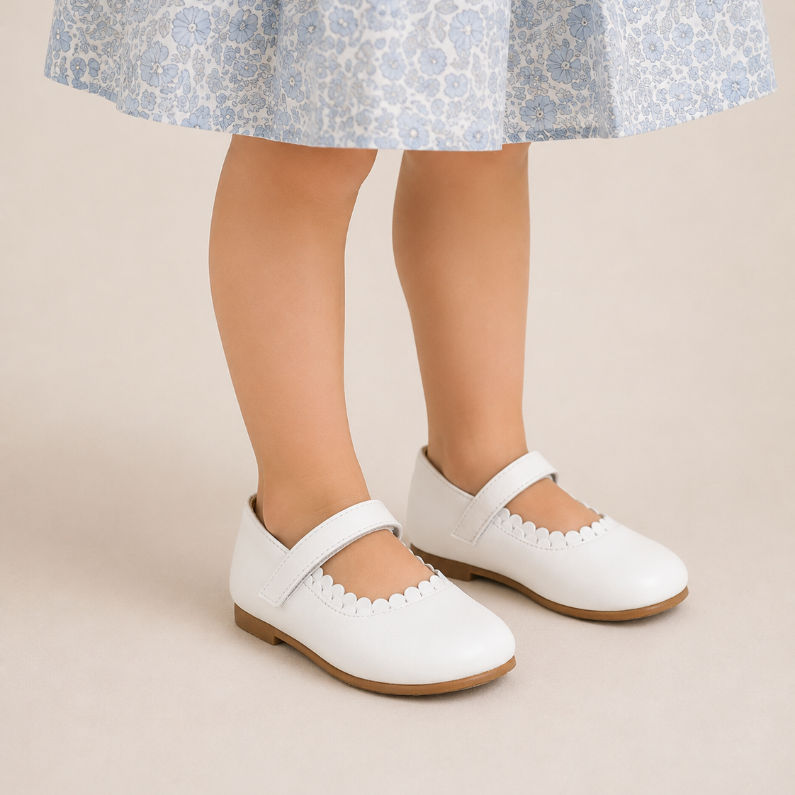 Aria Flat Toddler White