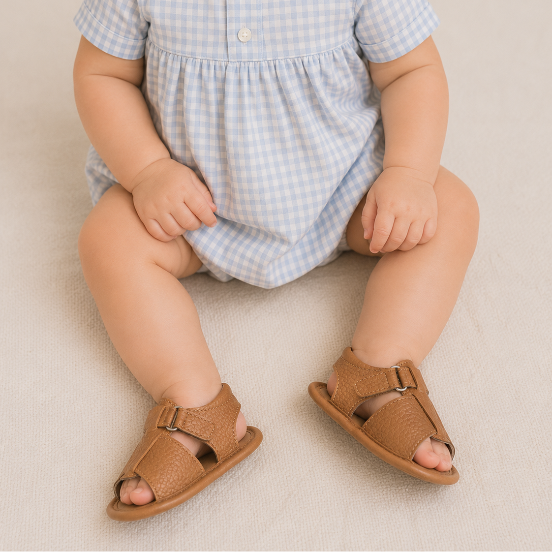 Baby Boy Sandal Caramel Brown