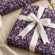 Personalized Ivory Lace Wrapping Paper | Custom Gift Wrap