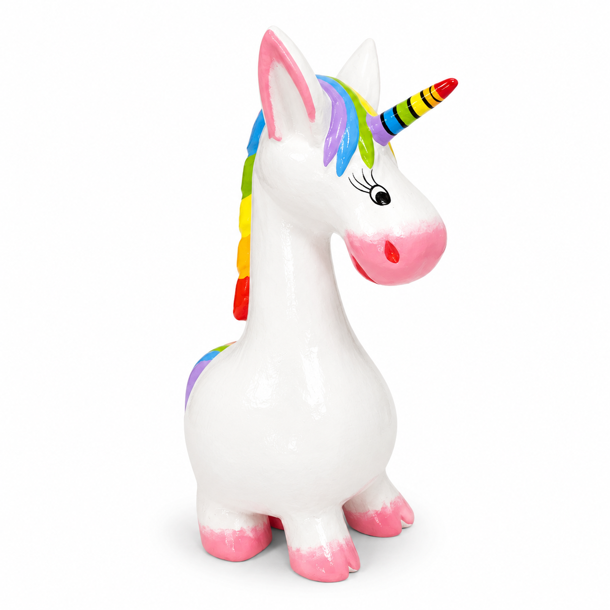 Mini Wooden Unicorn Figurine