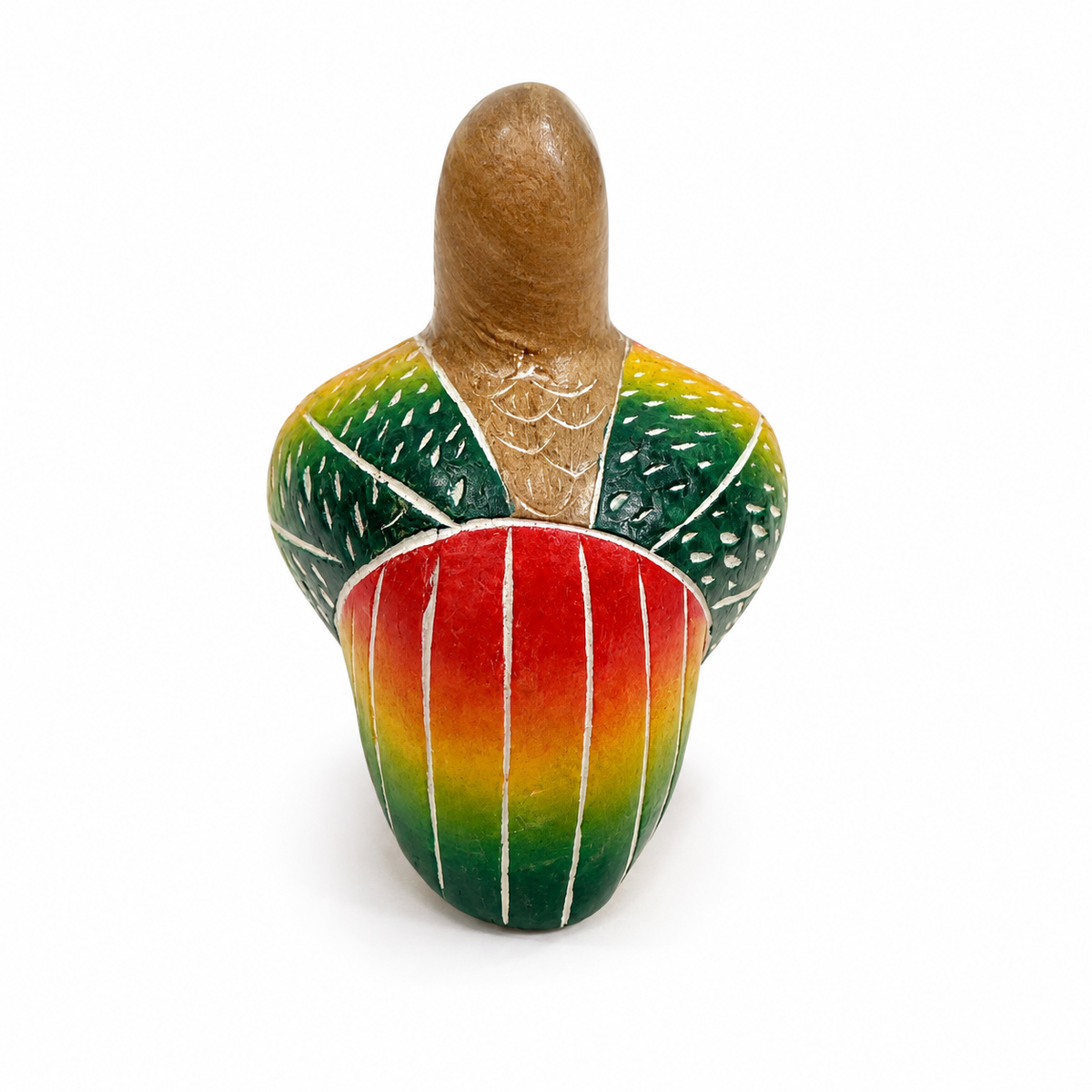 Wooden Quail Bird Figurine Decoration
