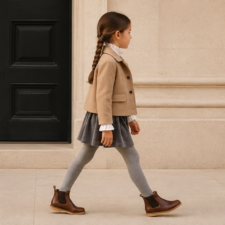 Leather Bootie Apache