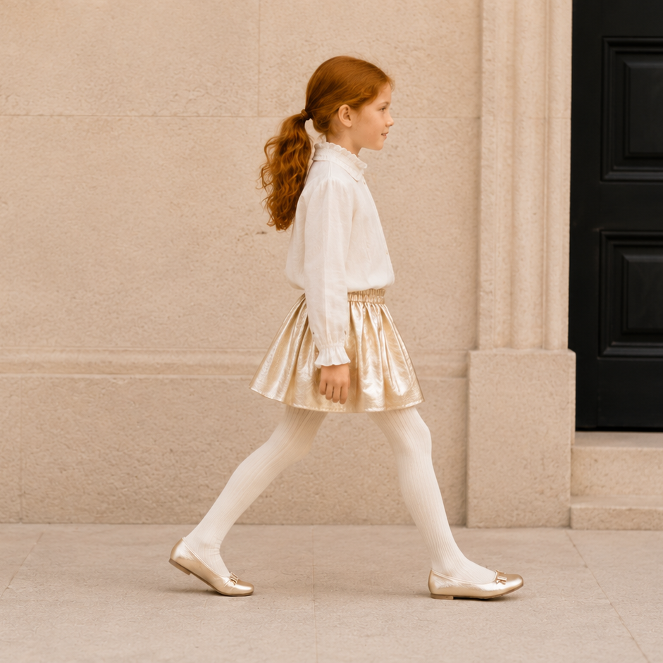 Camille Flats Gold