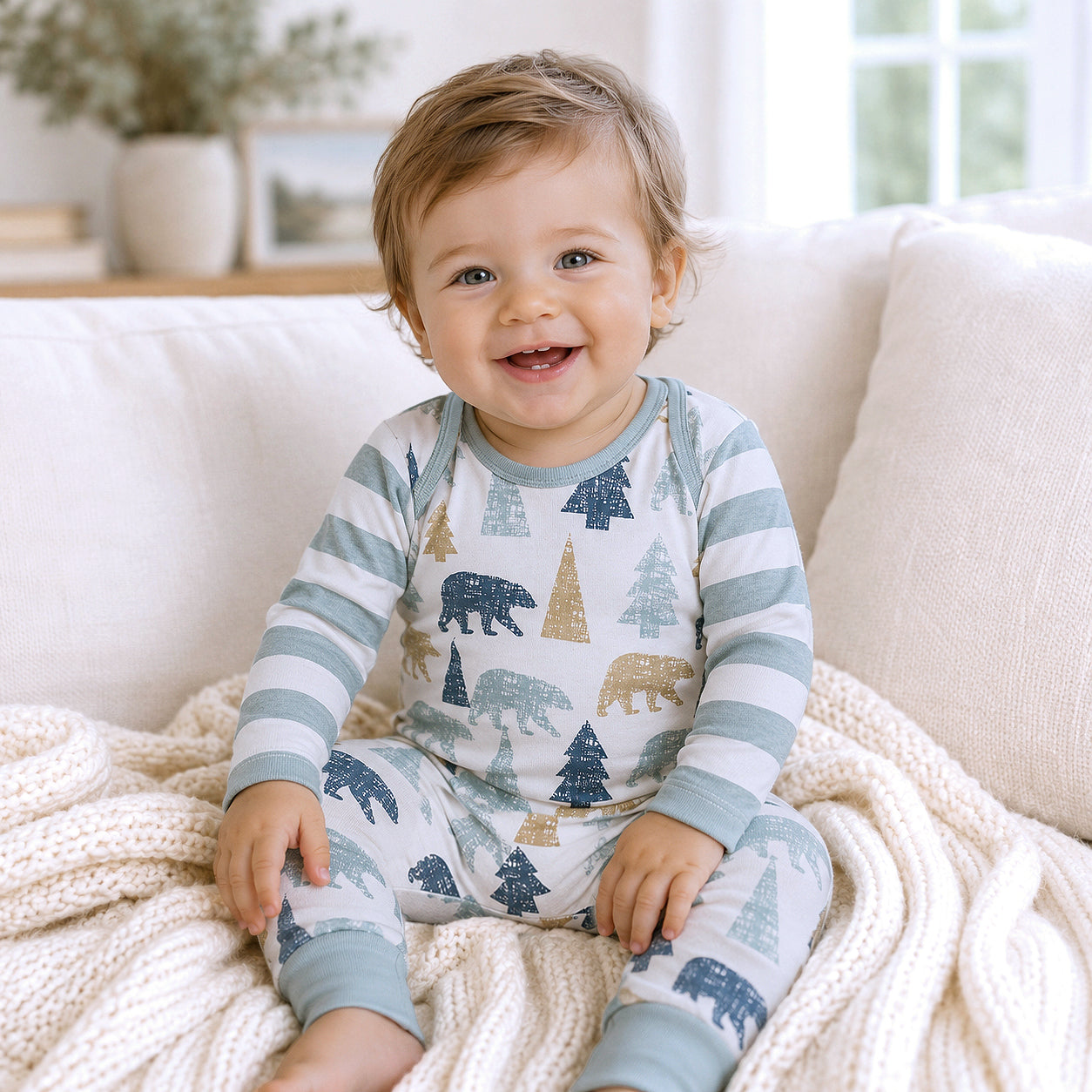 Bear Woodland Romper