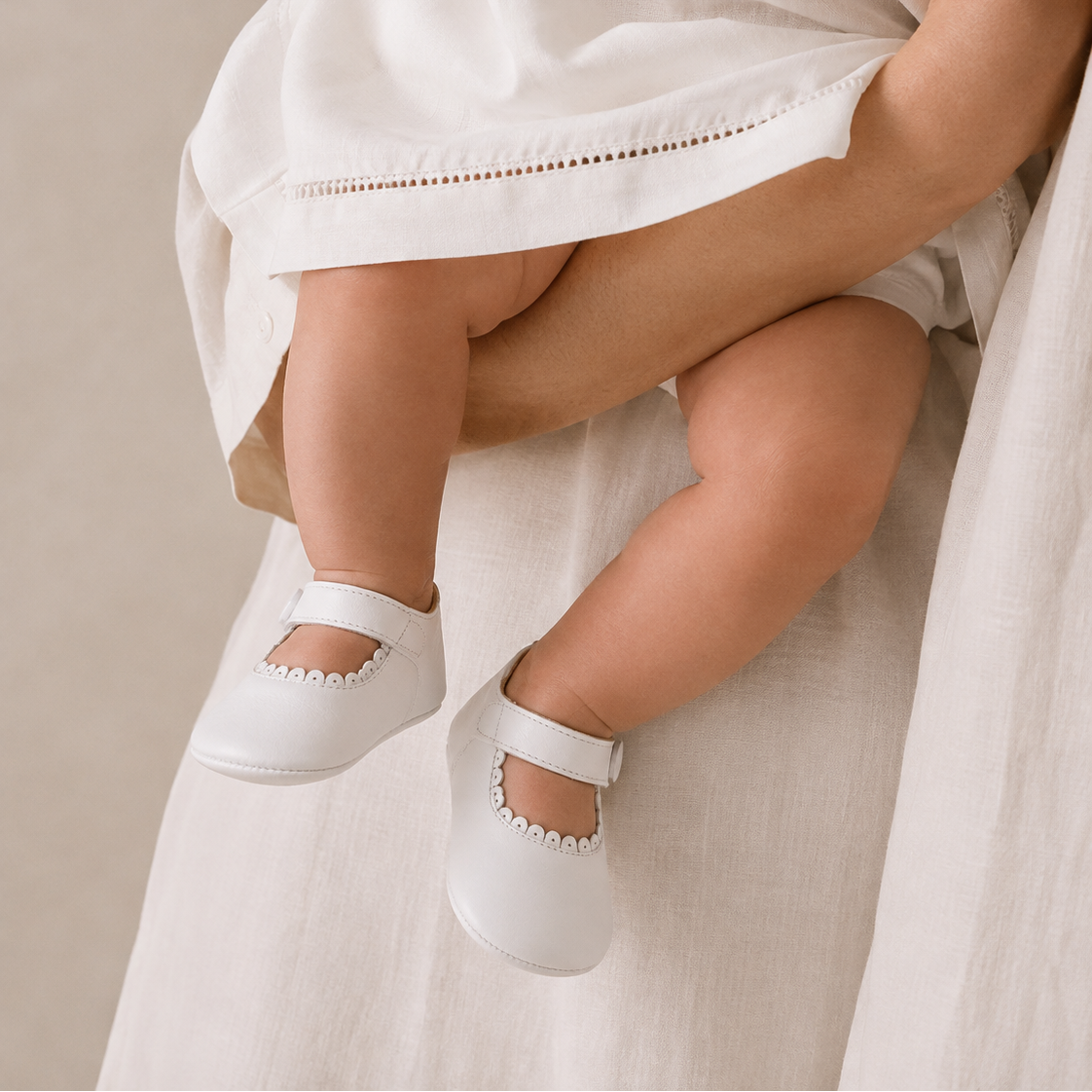 Mary Jane For Baby White