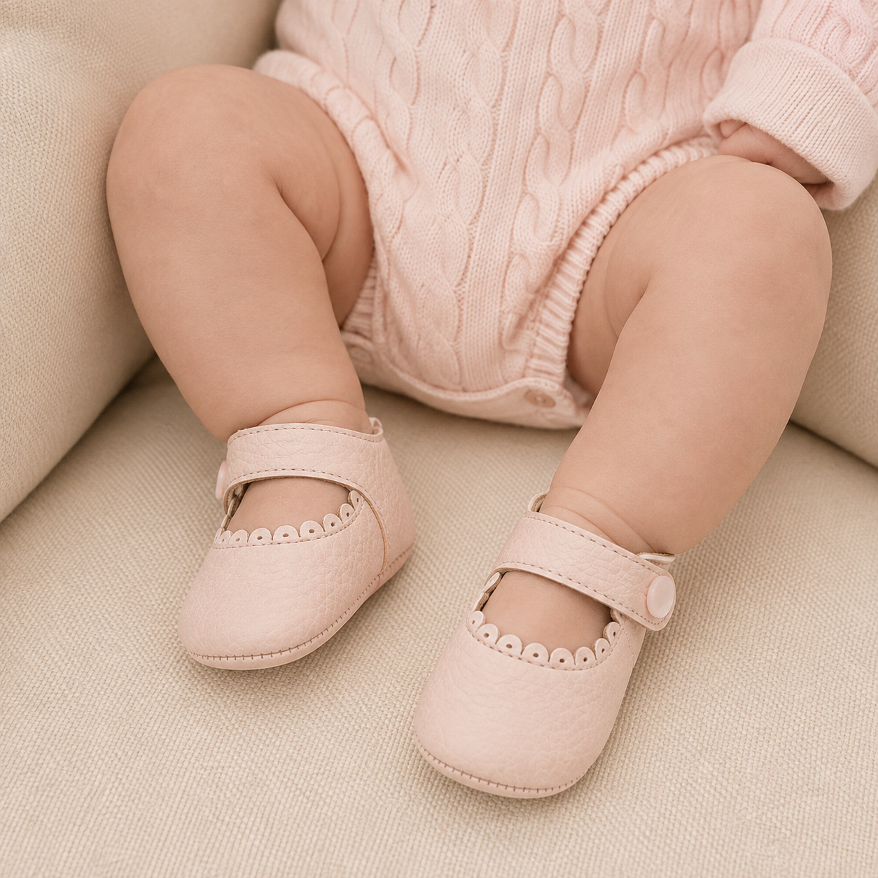 Mary Jane For Baby Pink