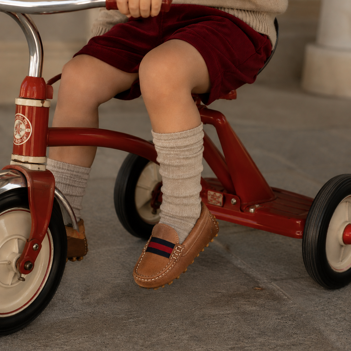 Club Loafer Toddler Natural Brown