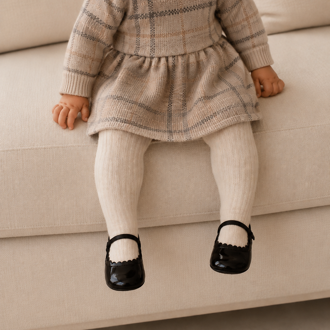 Ava Baby Ballet Patent Black
