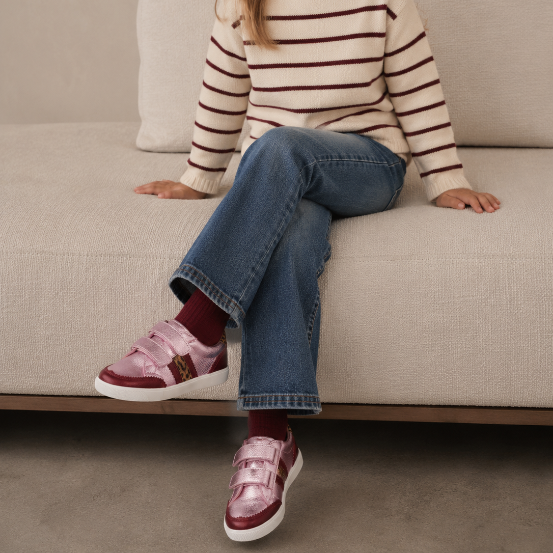 Marti Sneaker Metallic Carnation