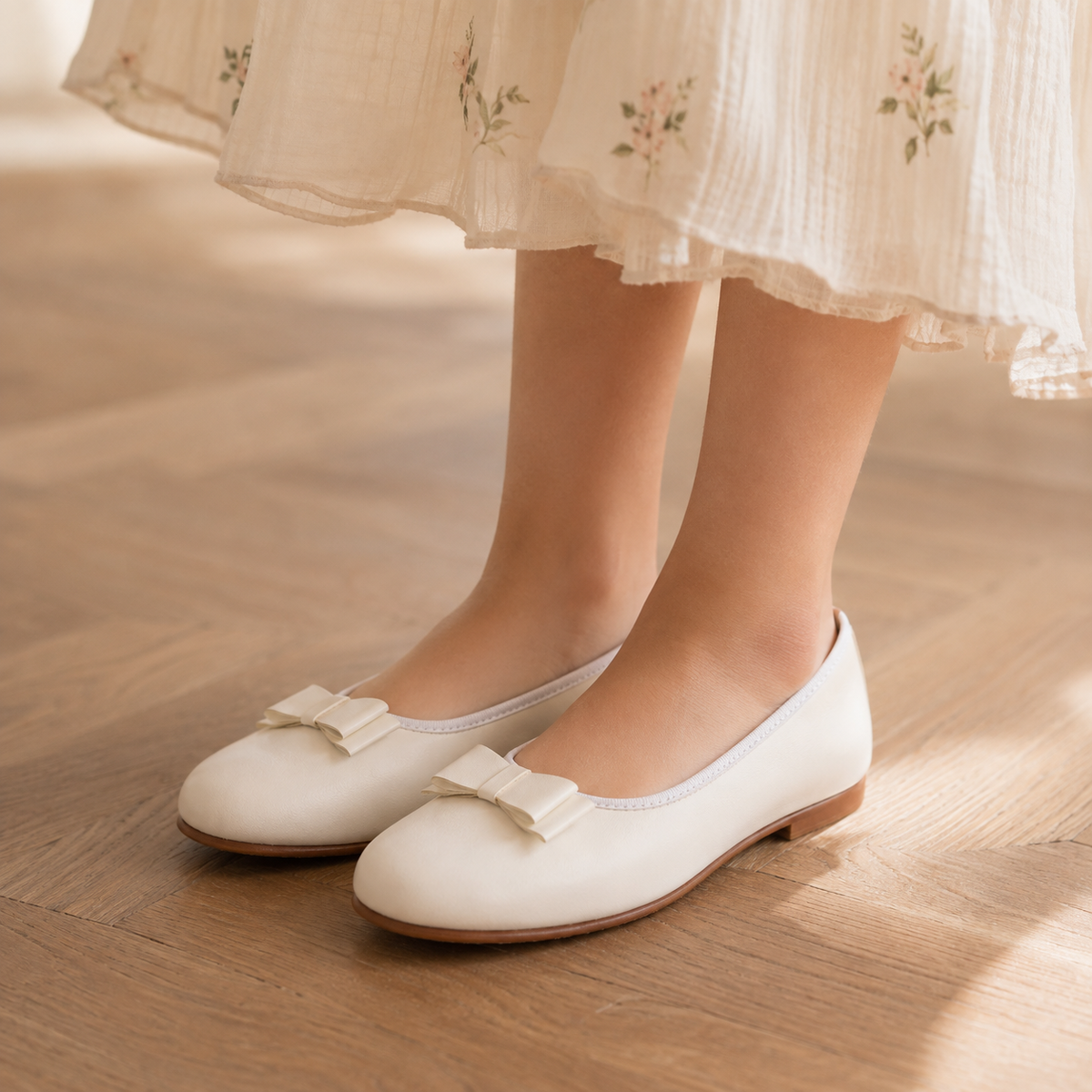 Camille Flats Bone