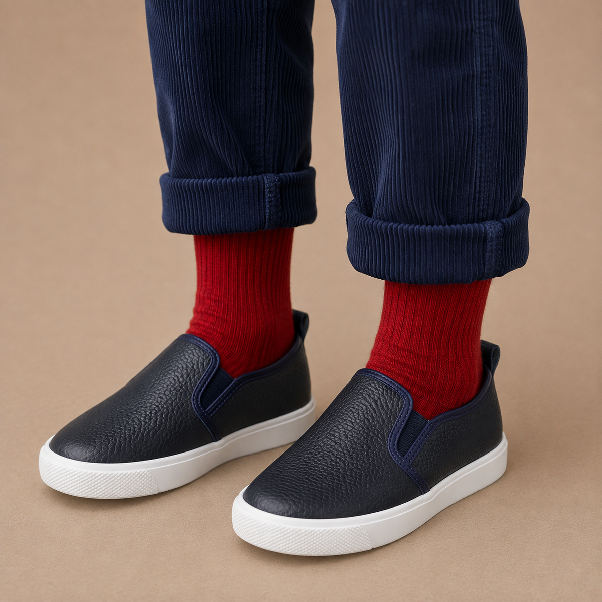 Classic Slip-on Textured Blue