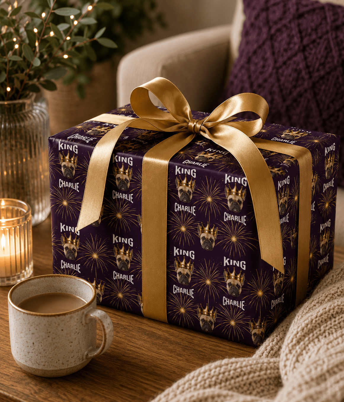 Personalized King/queen Wrapping Paper | Custom Gift Wrap