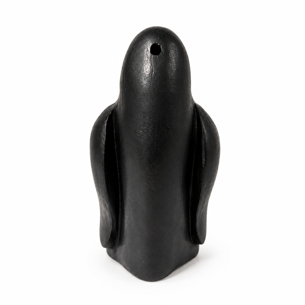 4" Painted Wooden Musical Whistle Penguin Instrument