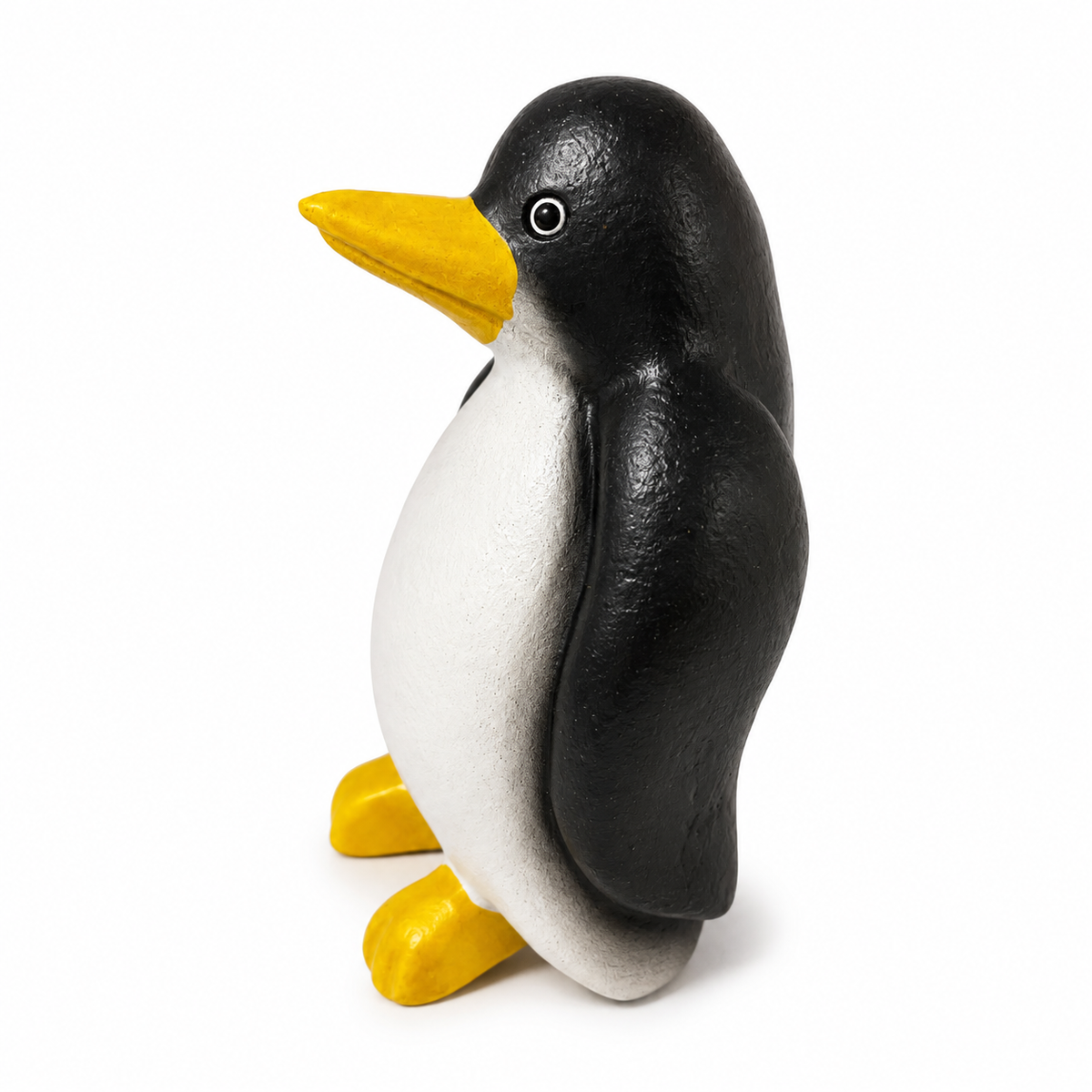 3" Painted Wooden Musical Whistle Penguin Instrument