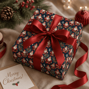 Personalized Candy Cane Lane Wrapping Paper | Custom Gift Wrap