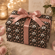 Personalized Blushing Vines Wrapping Paper | Custom Gift Wrap