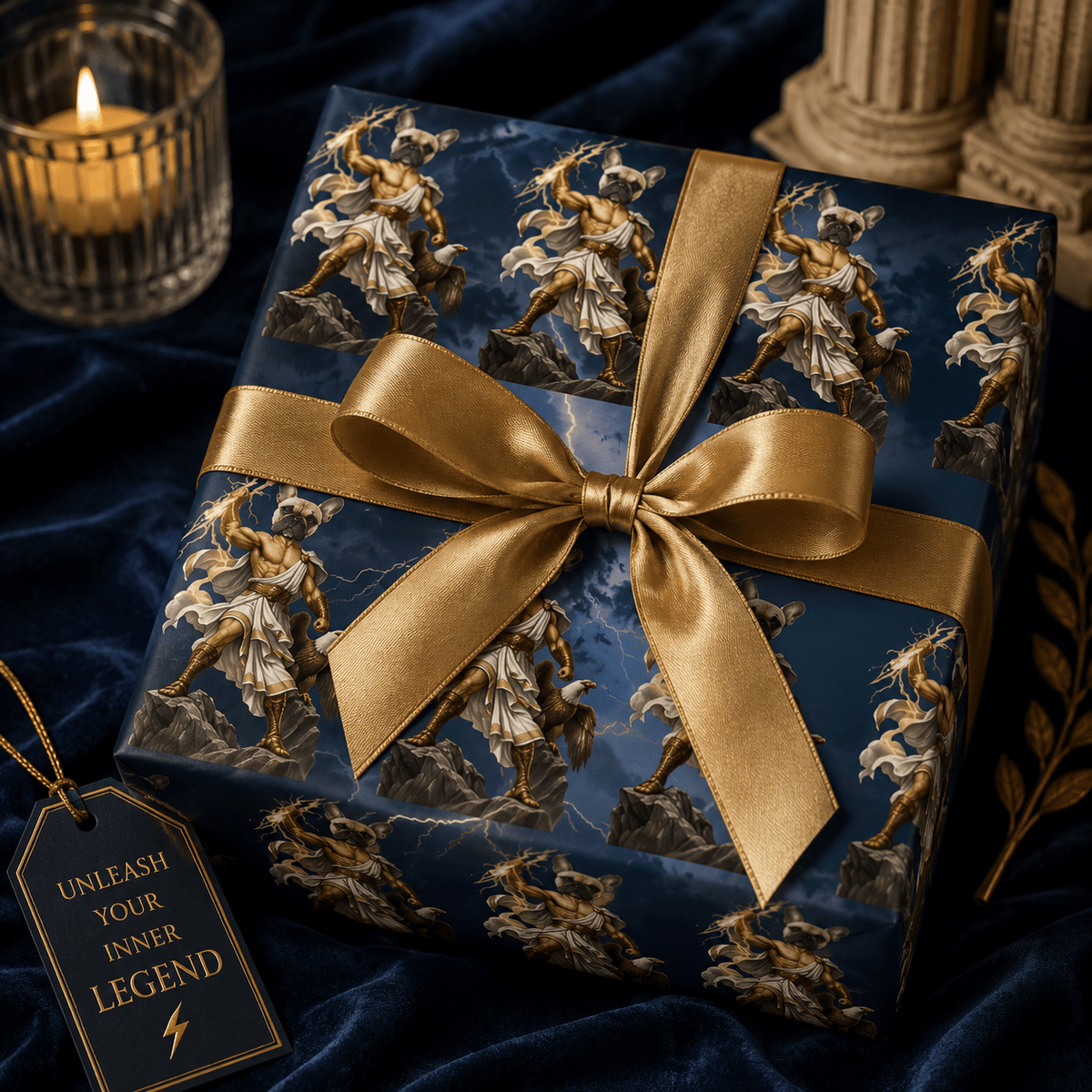 Personalized Zeus Wrapping Paper | Custom Gift Wrap