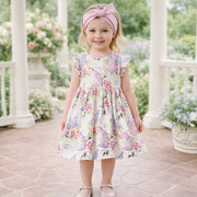 Watercolor Floral Bamboo Dress