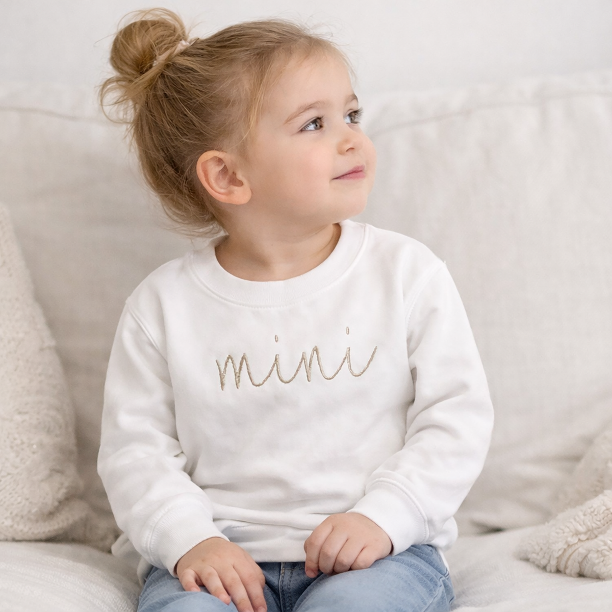 Mama And Mini Matching Outfits | Embroidered Mommy And Me Sweatshirts