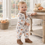 Homestead Harvest Bamboo Henley Romper