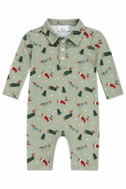 Dachshund Through The Snow L/s Polo One-piece