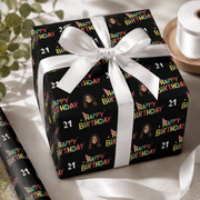 Personalized Happy Birthday Wrapping Paper | Custom Gift Wrap