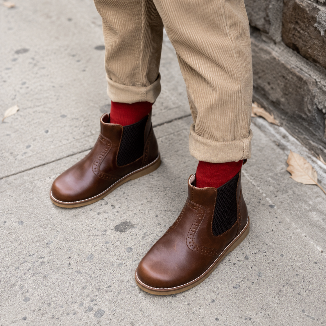 Leather Bootie Apache