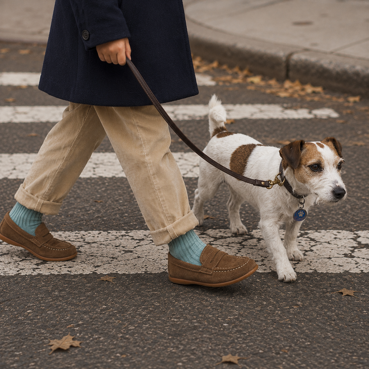 Suede Penny Loafer Toffe