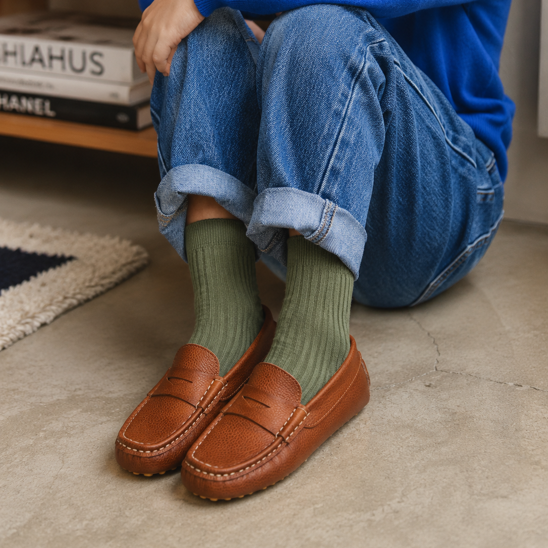 Lakke Driver Loafer Tan