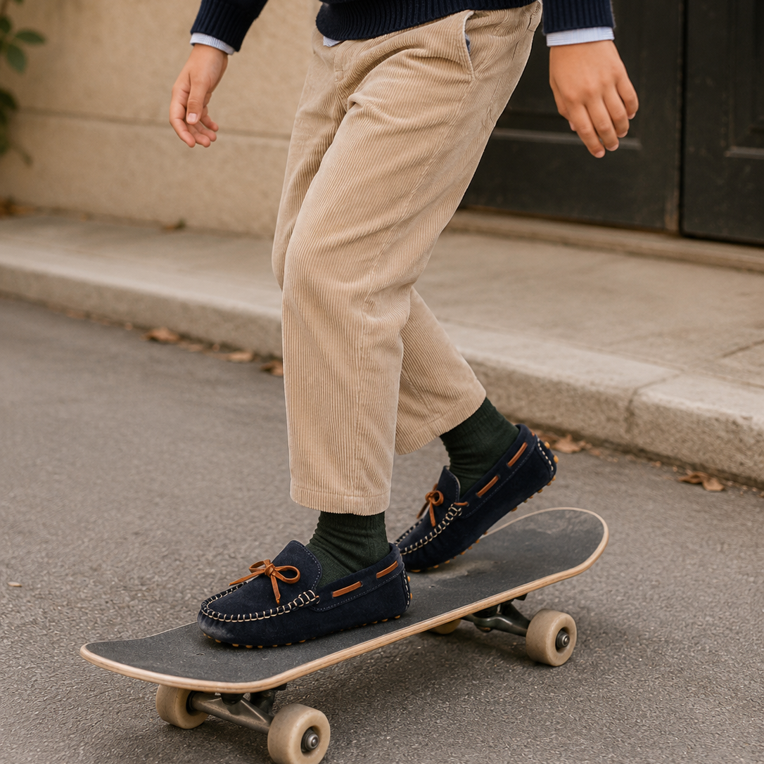 Driver Loafer Suede Blue