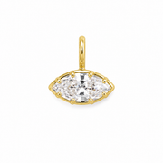 East To West Bezel Charm