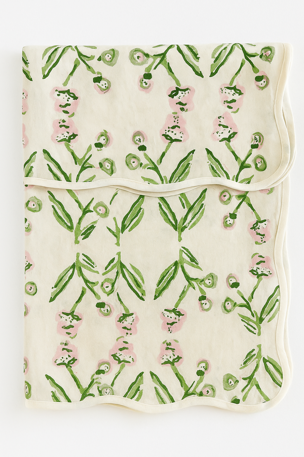 Antonia Pink & Green Tablecloth