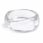 Jessie Clear Acrylic Bangle
