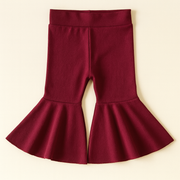 Burgundy Baby Bell Bottoms