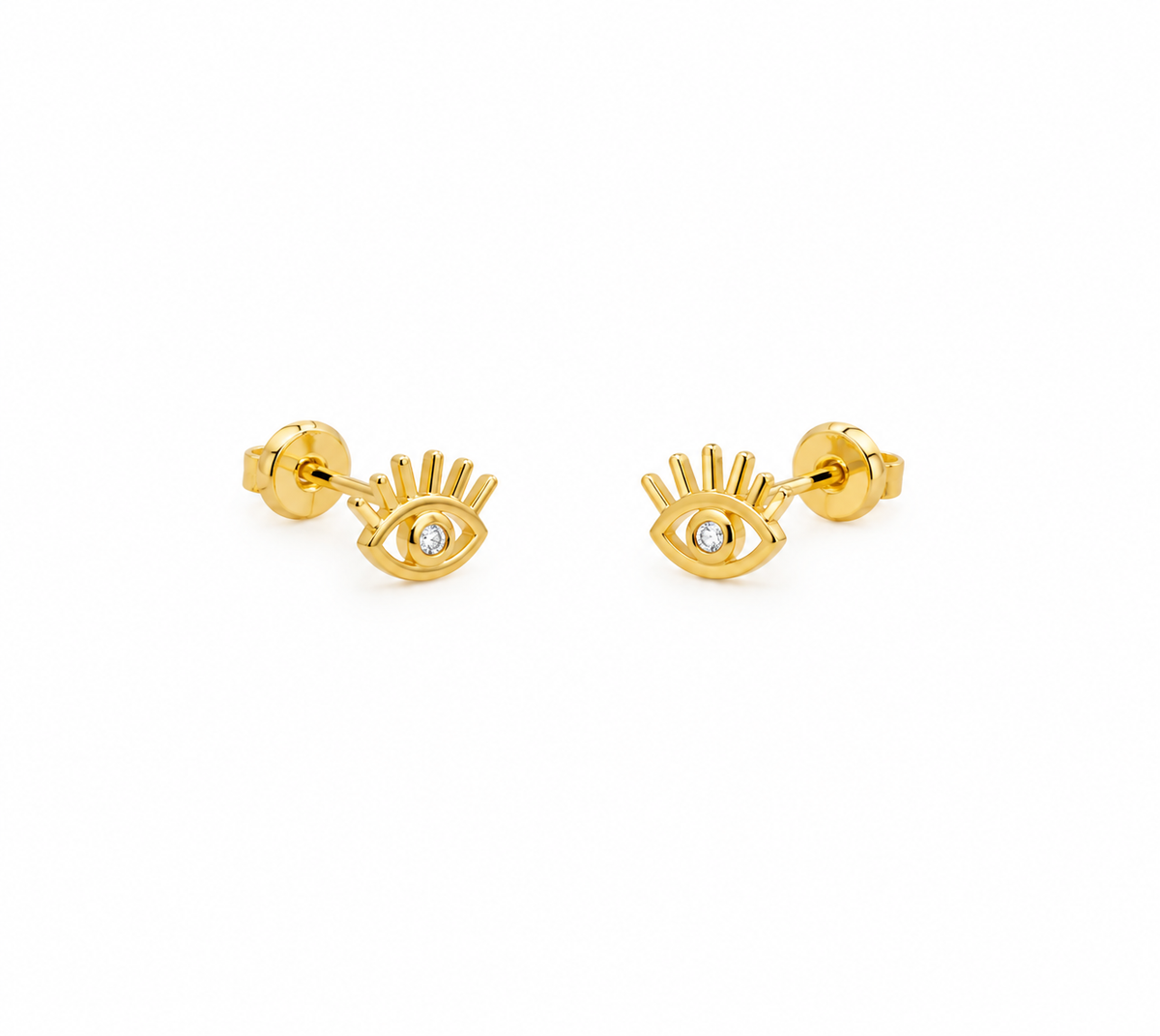 Gold Eye Studs