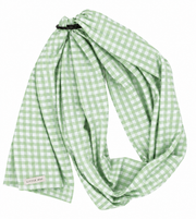 Green Gingham Ring Sling Carrier