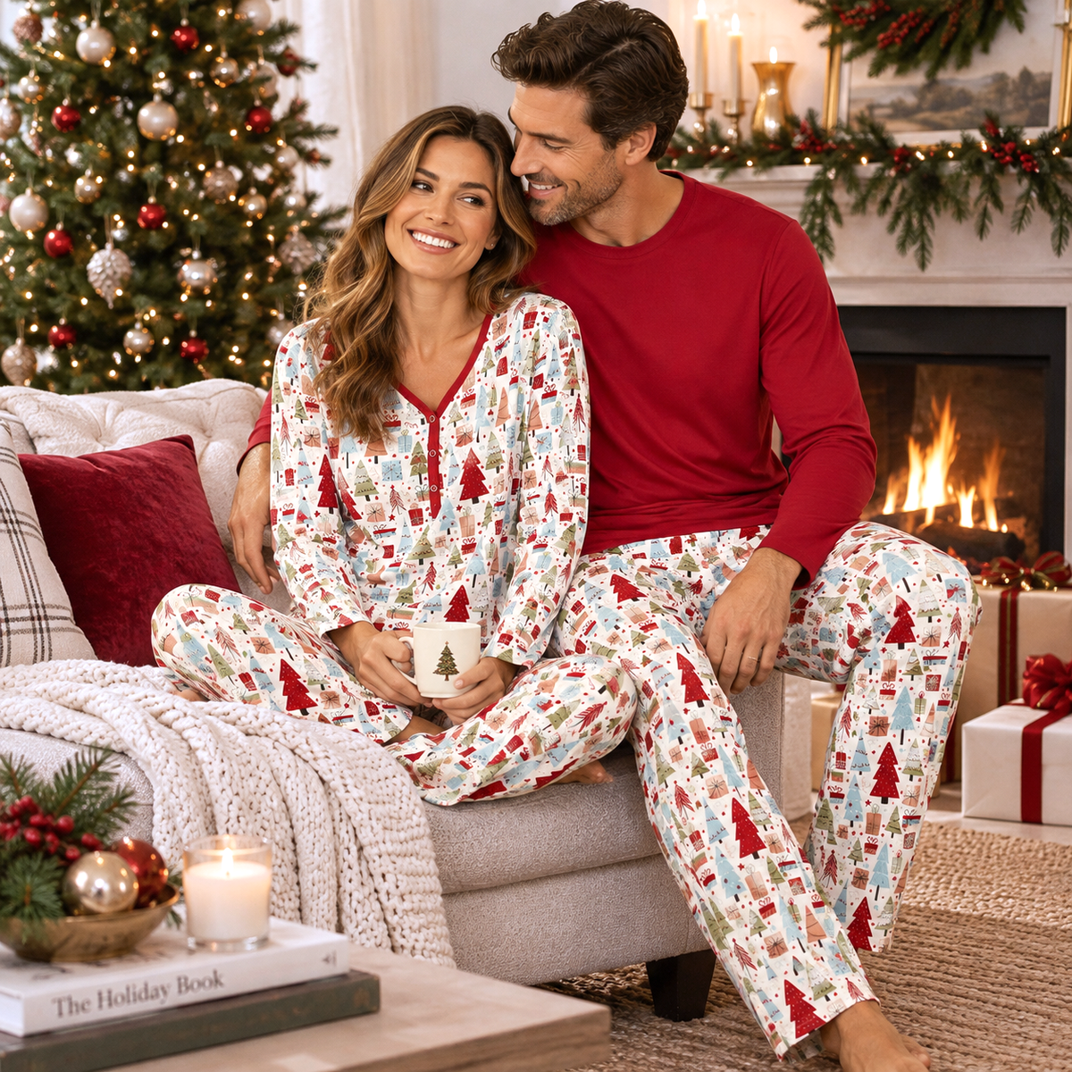 Christmas Merry Family Matching Ultra-soft Bamboo Pajamas