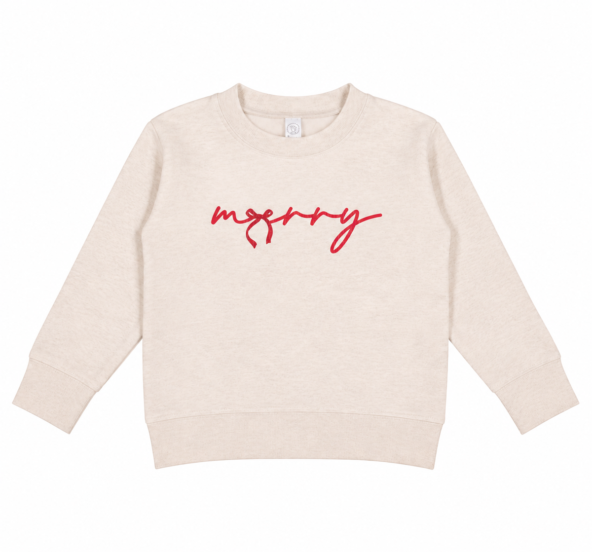 Toddler Merry Christmas Graphic Crewneck