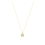Adeline Clover Pave Pendant Necklace