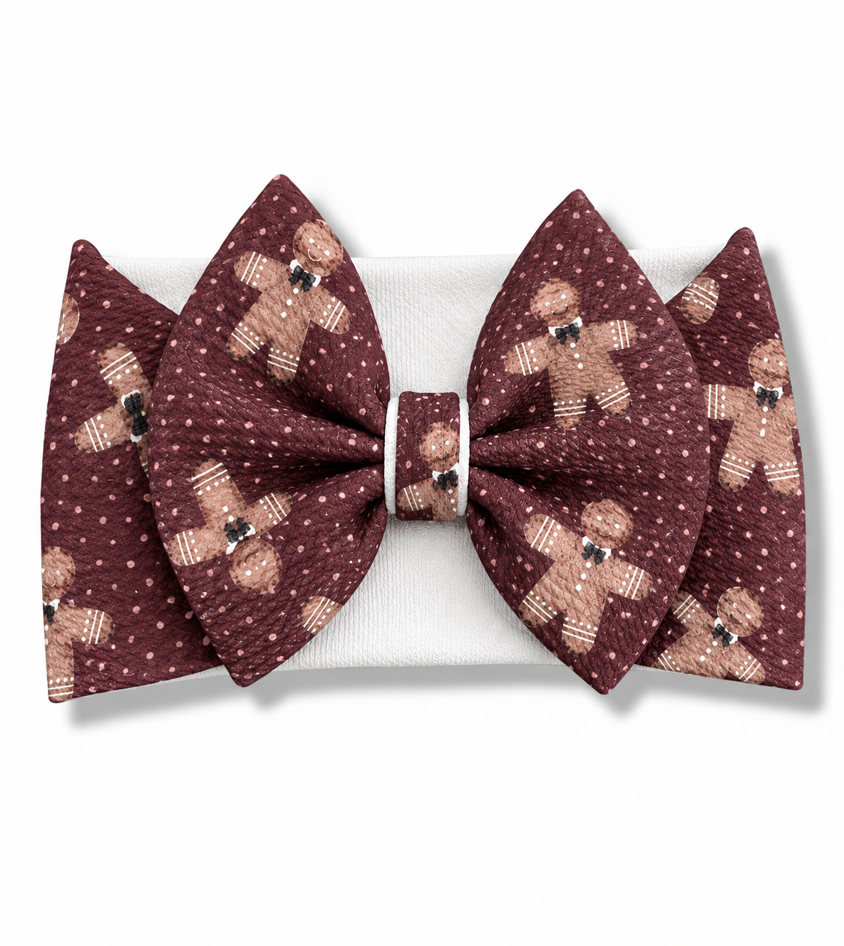 Christmas Gingerbread Headwrap Bow