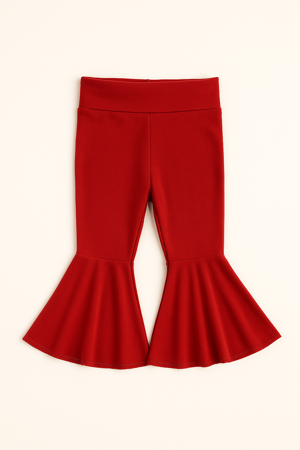 Red Baby Bell Bottoms