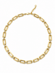 Jordyn Pave Link Necklace