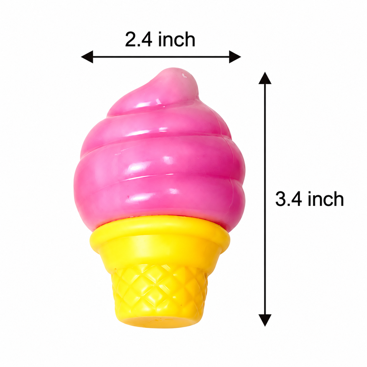 Ice Cream Cone Squishy Sensory Fidget Toys – Individually Boxed – Set Of 3, 6 Or 12